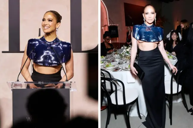 Jennifer Lopez deslumbra con un glamuroso look guerrero - ¡Comprueba el increíble atuendo!